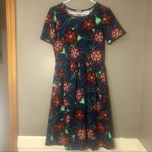 LuLaRoe Amelia Nightmare Before Christmas Dress
